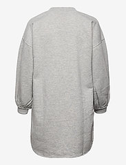 A-View - Olga long sweat - sweatshirt dresses - light grey melange - 1