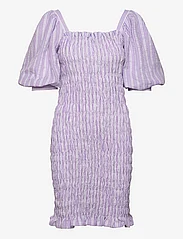 A-View - Rikka Stripe dress - tettsittende kjoler - purple/white - 0