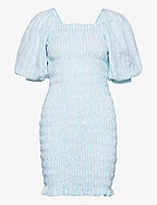 Rikka Stripe dress - STRIBE BLUE