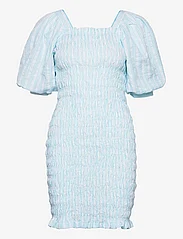 A-View - Rikka Stripe dress - liibuvad kleidid - stribe blue - 0