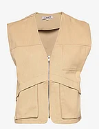 Signe utility vest - SAND