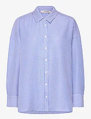 A-View - Sonja shirt - pitkähihaiset paidat - navy/white - 0