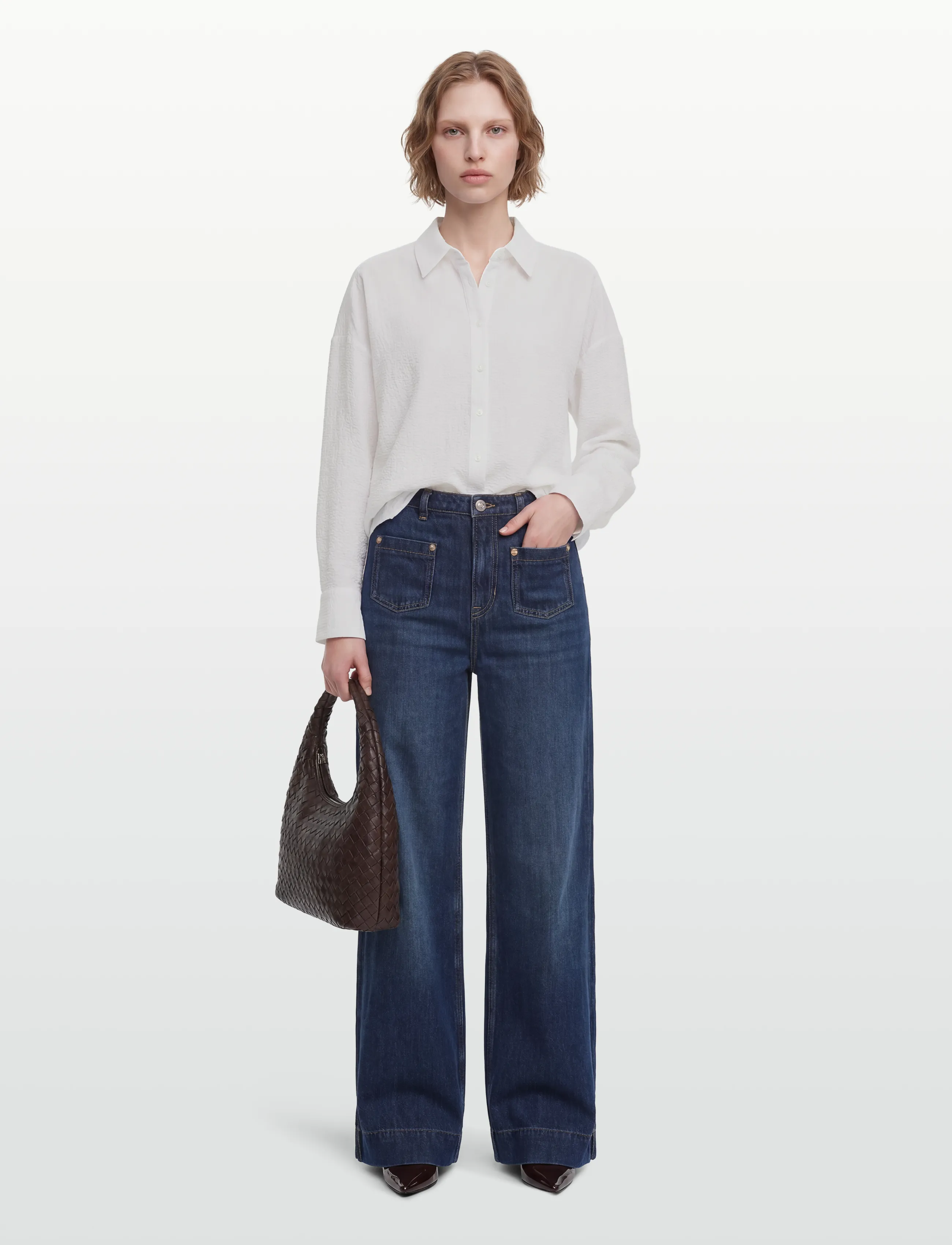 A-View Sonja Shirt, 36, White, Skjorter > Langærmede, Dame