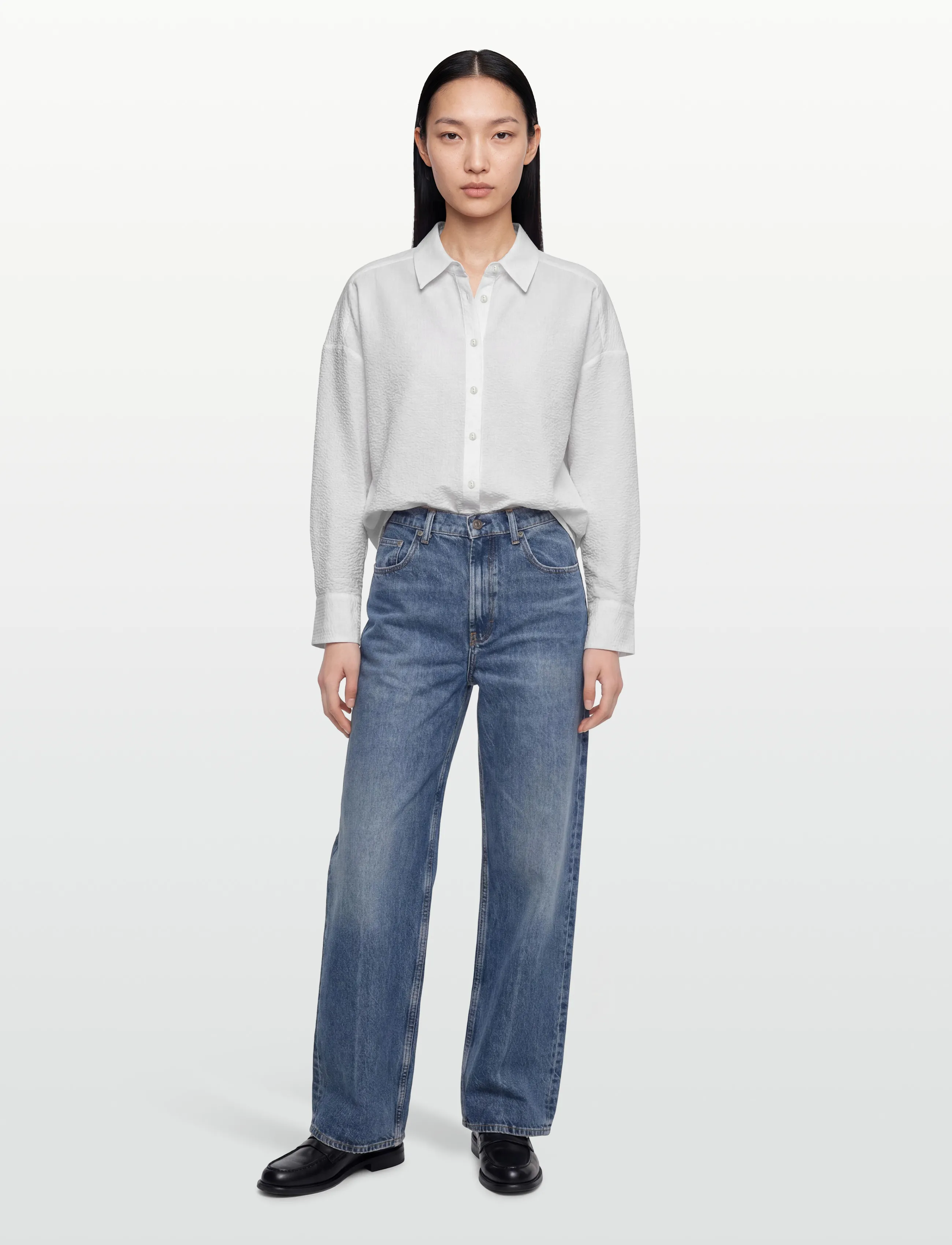 A-View Sonja shirt - Hemden - WHITE / white