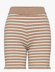 A-View - Sira shorts - kasdienio stiliaus šortai - camel/off white - 0