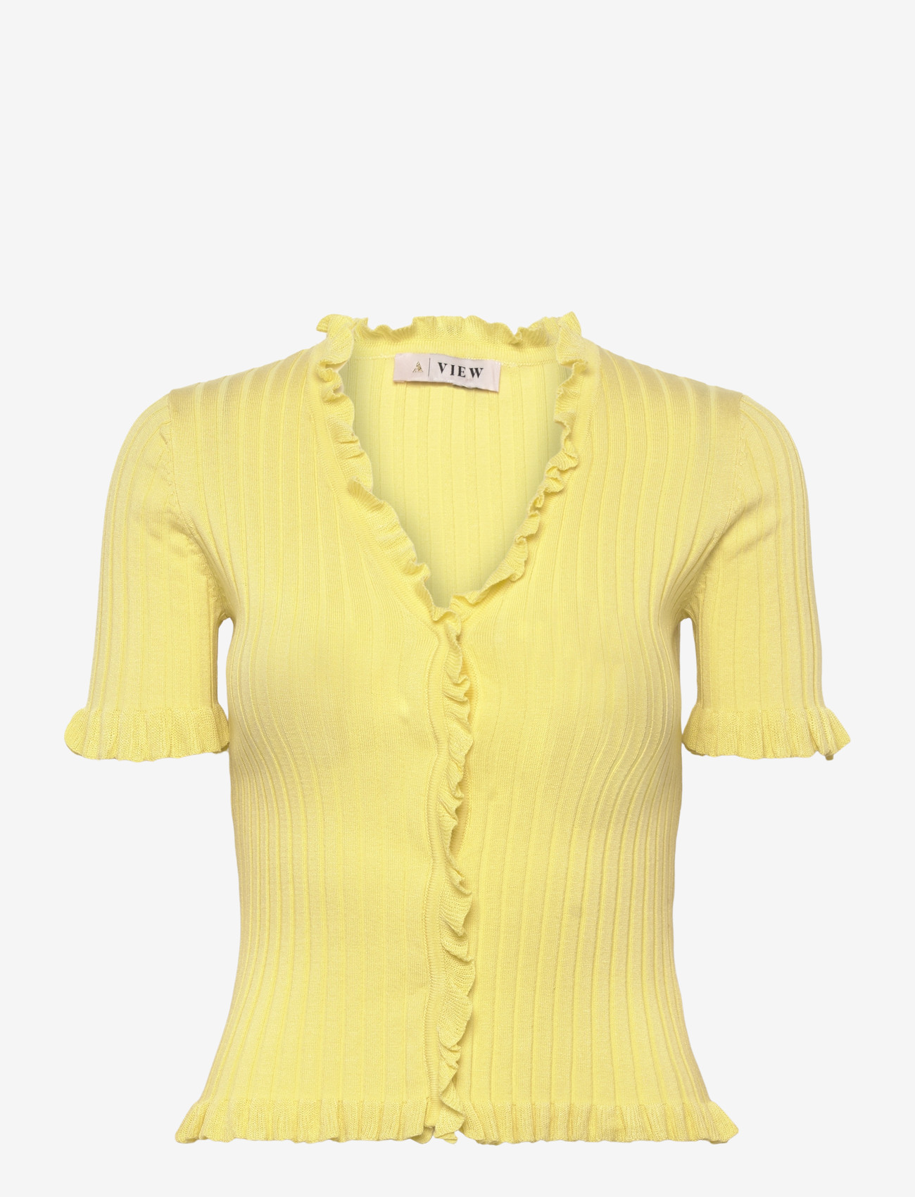 A-View - Fabia SS Tee - striktrøjer - desert sun - 0
