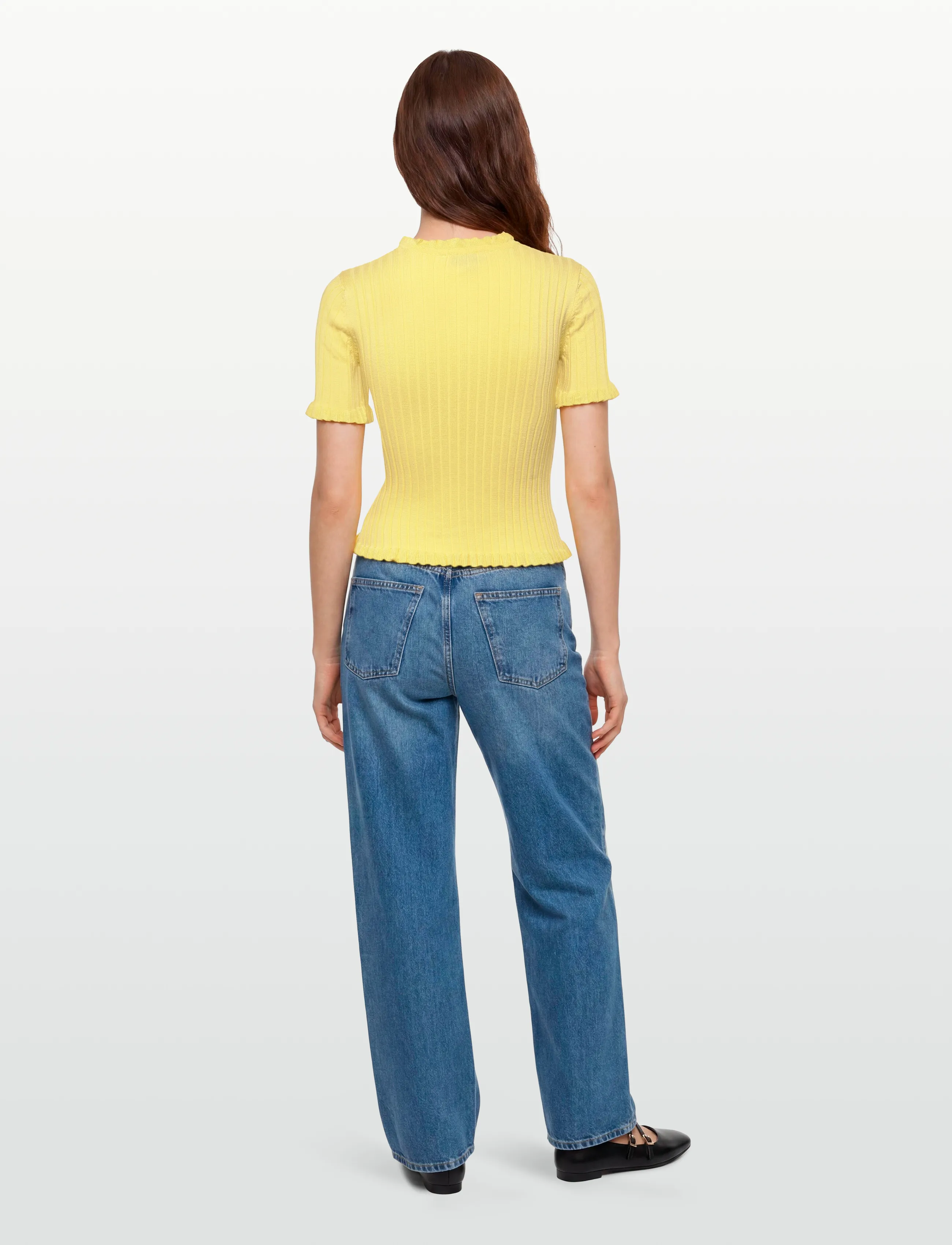 A-View - Fabia SS Tee - jumpers - desert sun - 4