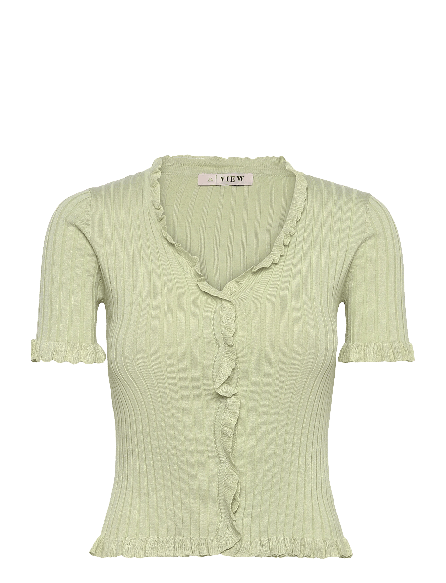 A-View - Fabia SS Tee - pullover - dusty green - 1