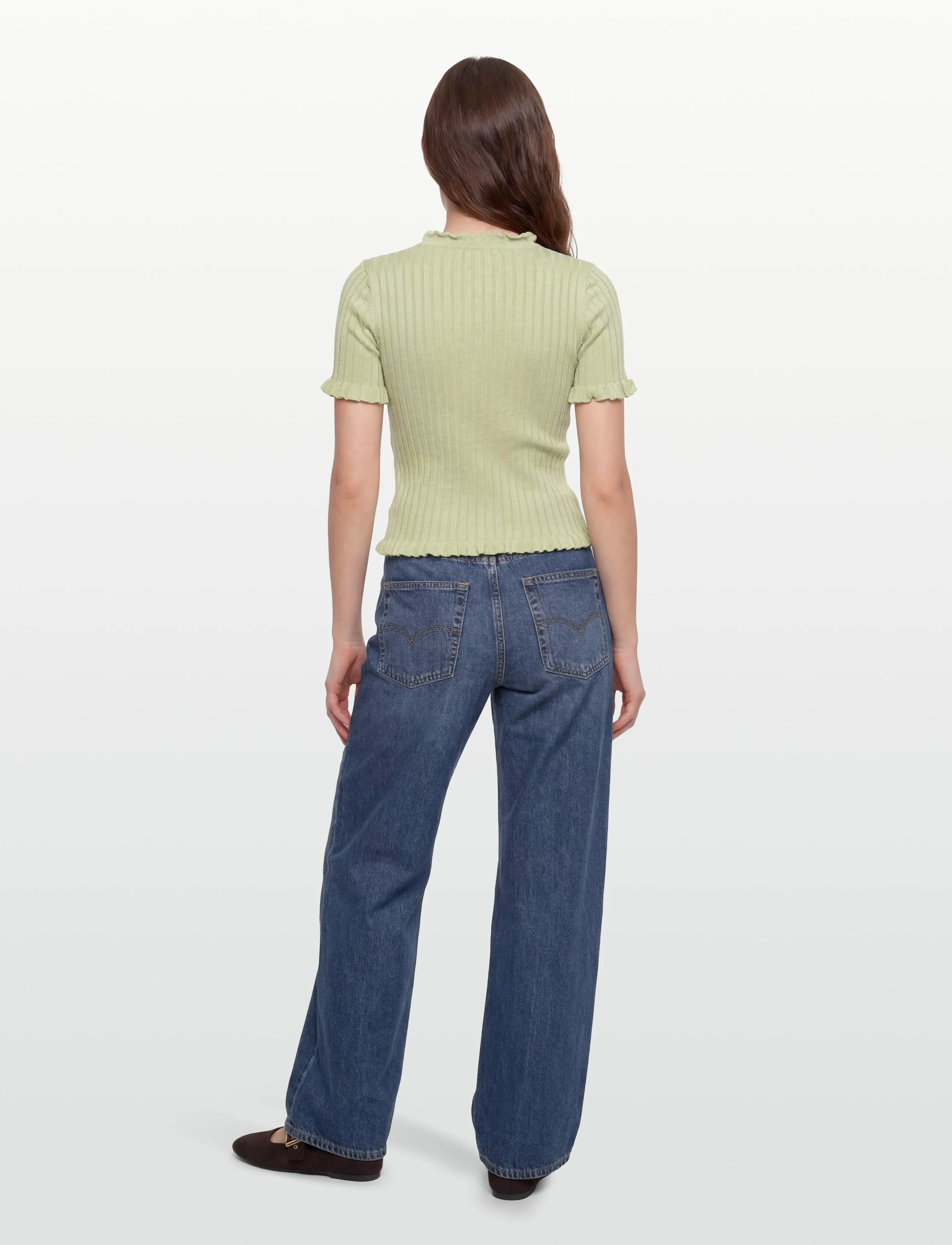 A-View - Fabia SS Tee - pullover - dusty green - 4