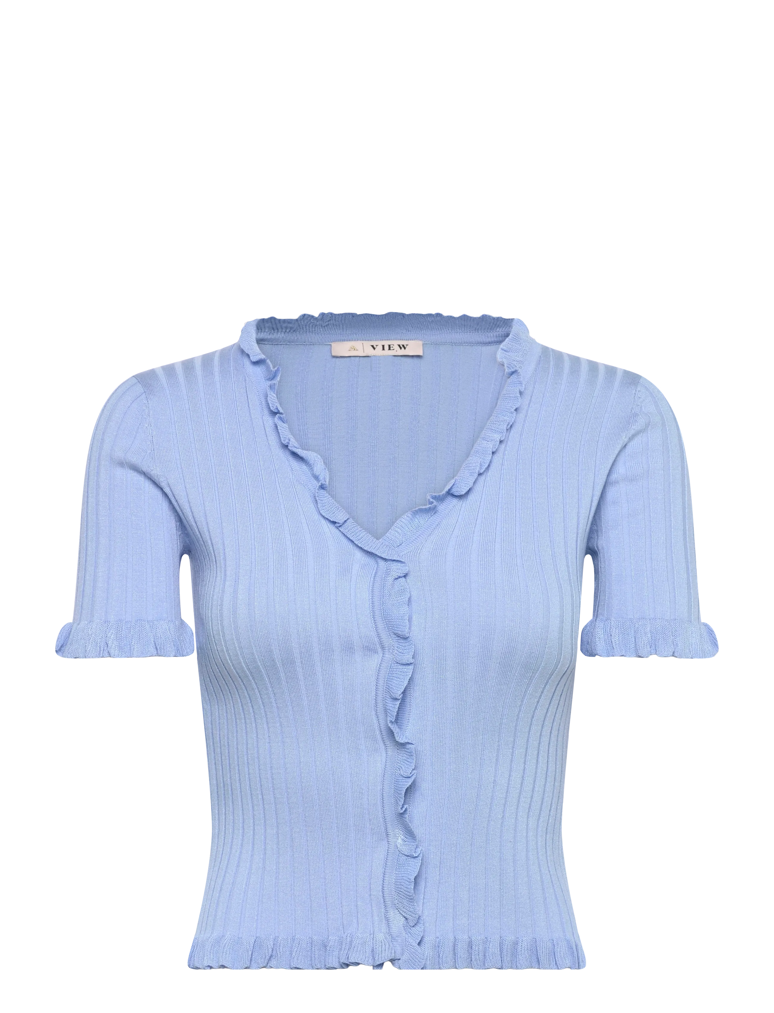 A-VIEW Fabia Ss Tee Blau - 36 - Damen