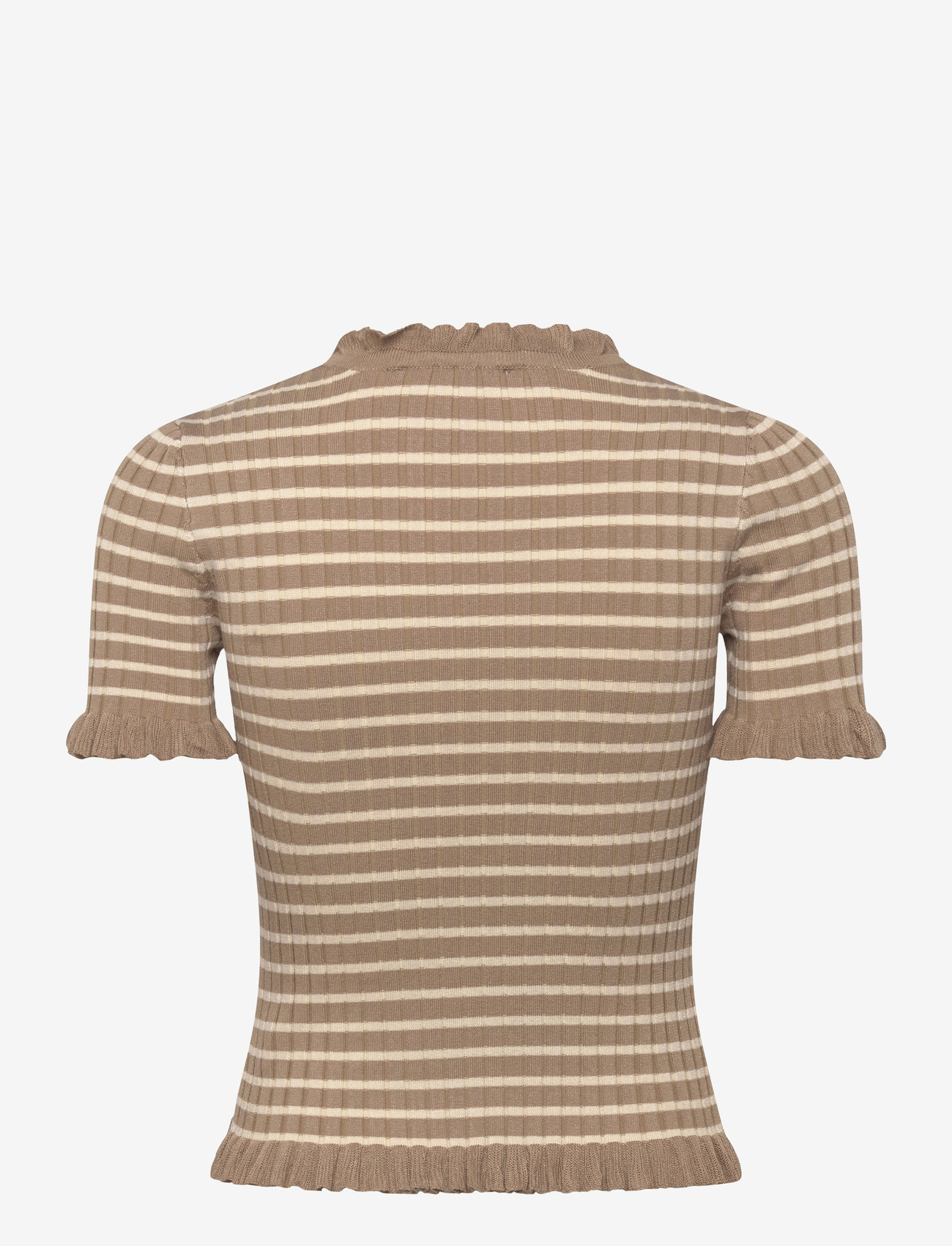 A-View - Fabia SS Tee - jumpers - sand/off white - 1