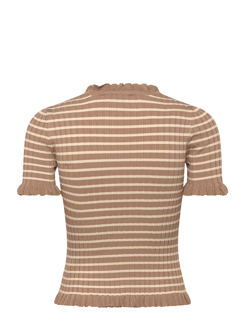 A-View - Fabia SS Tee - jumpers - sand/off white - 1