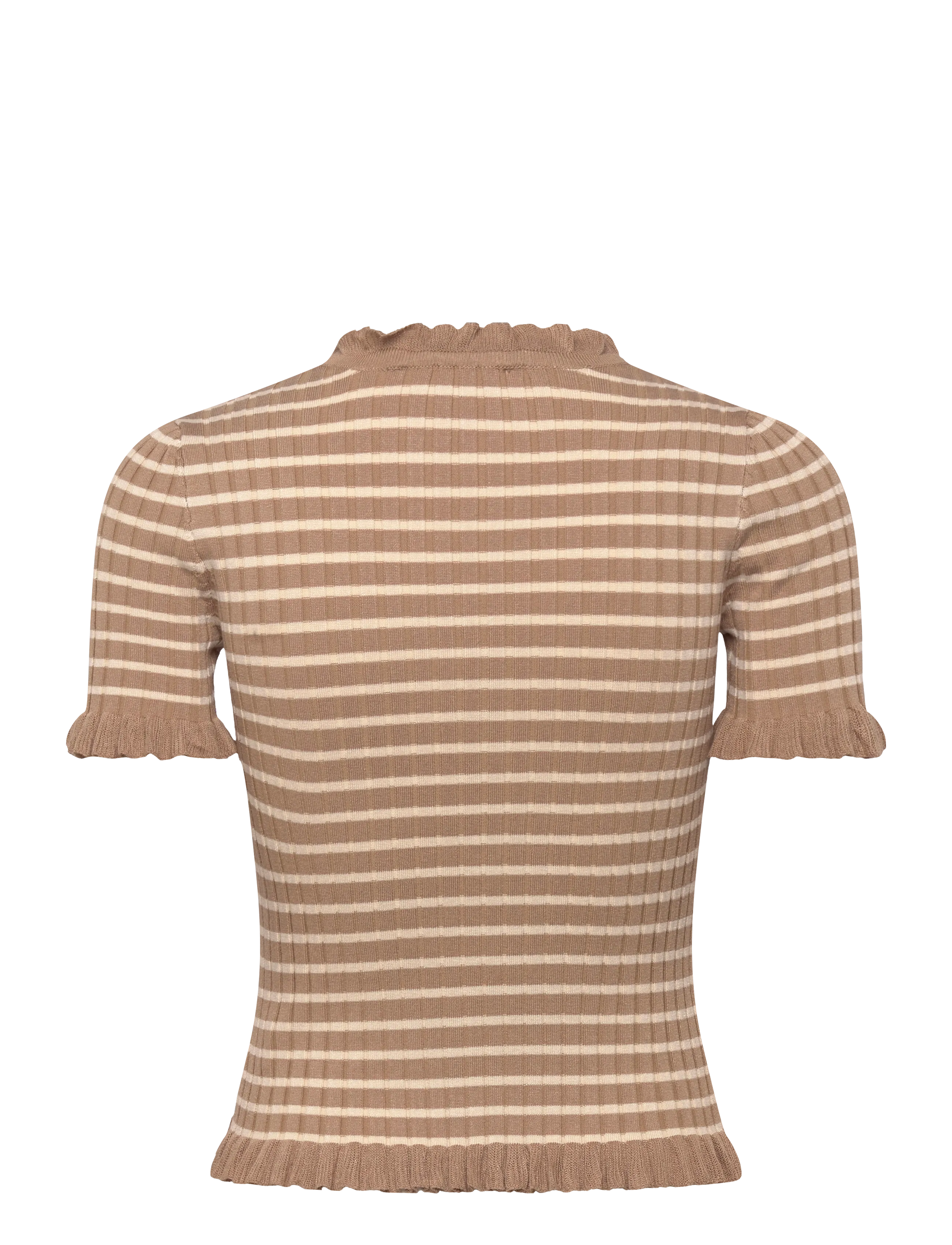 A-View - Fabia SS Tee - pullover - sand/off white - 1