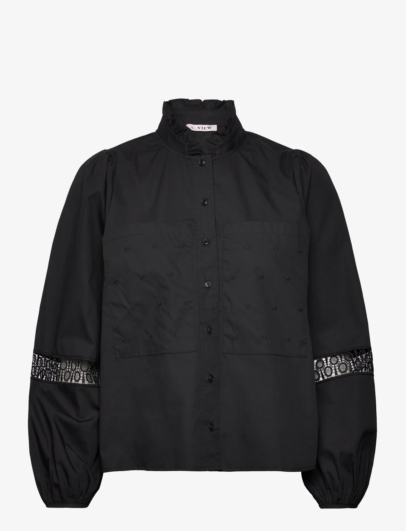 A-View - Tiffany shirt - langärmlige hemden - black - 0