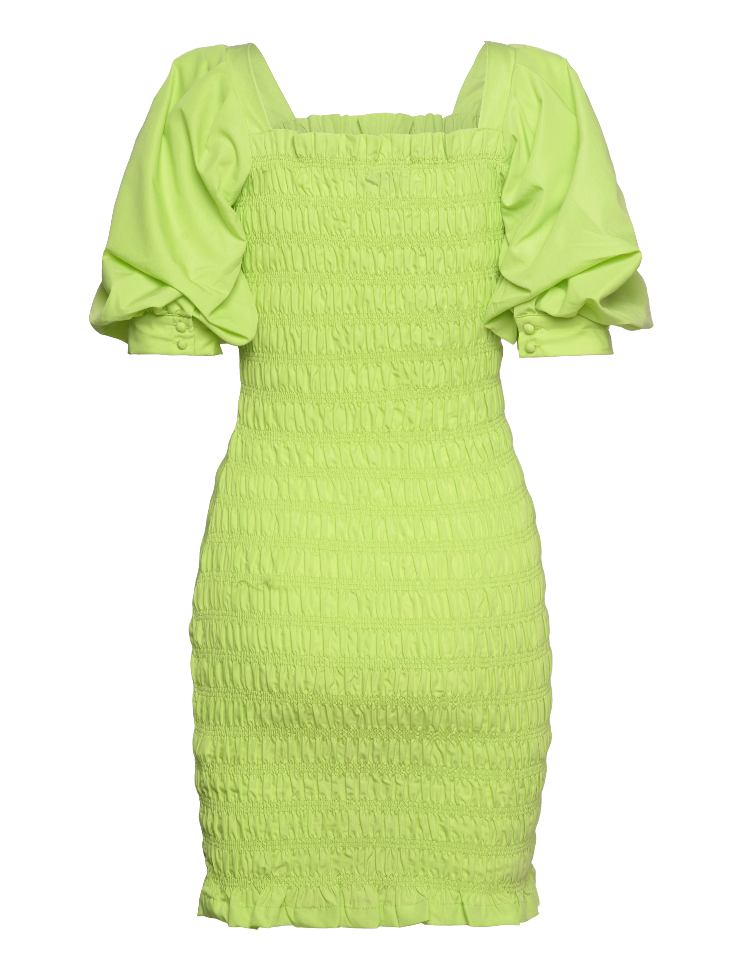 A-View - Rikka plain dress - lime - 1