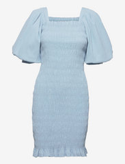 A-View - Rikka plain dress - feestelijke kleding voor outlet-prijzen - blue - 0