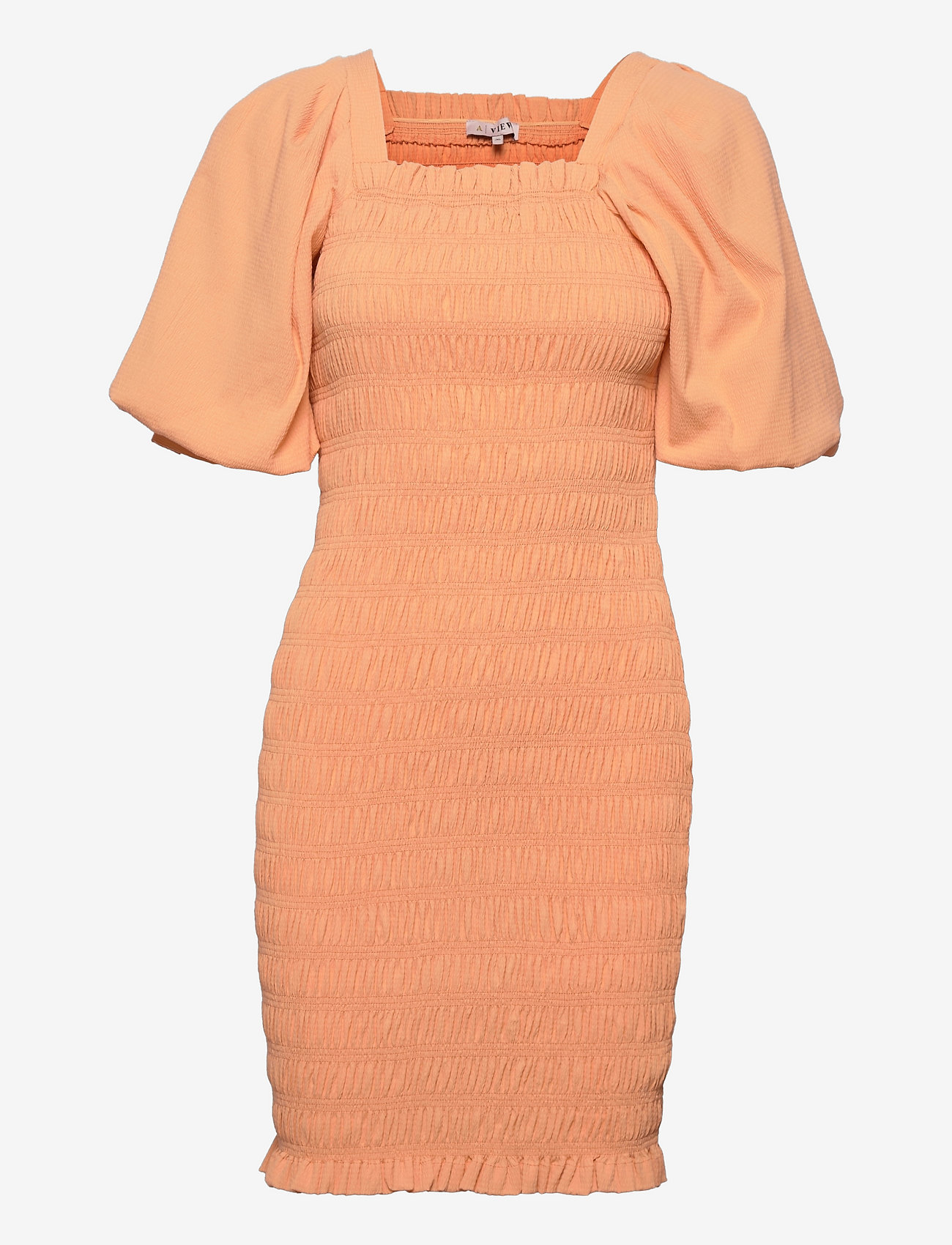 A-View - Rikka plain dress - feestelijke kleding voor outlet-prijzen - orange - 0