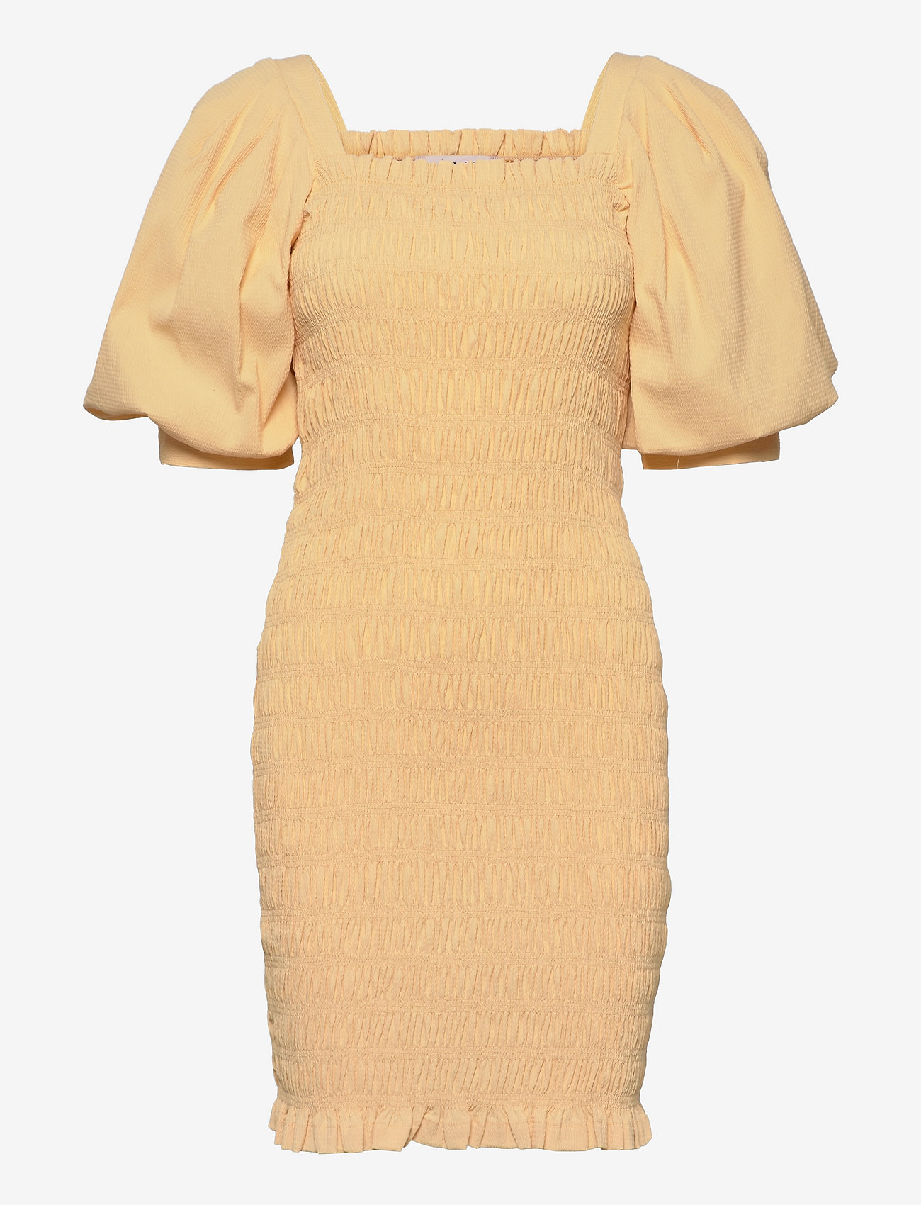 A-View - Rikka plain dress - feestelijke kleding voor outlet-prijzen - yellow - 0
