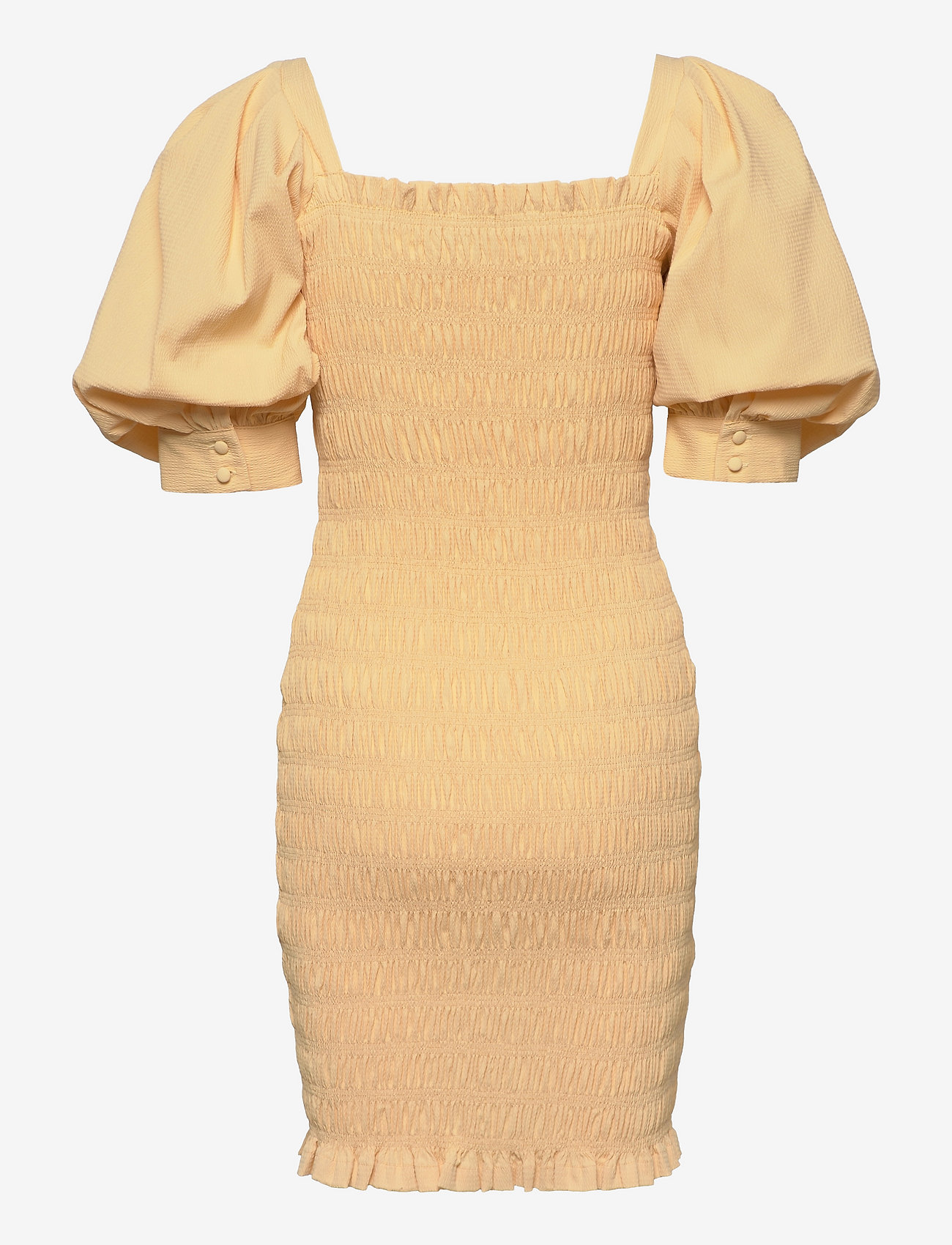 A-View - Rikka plain dress - feestelijke kleding voor outlet-prijzen - yellow - 1