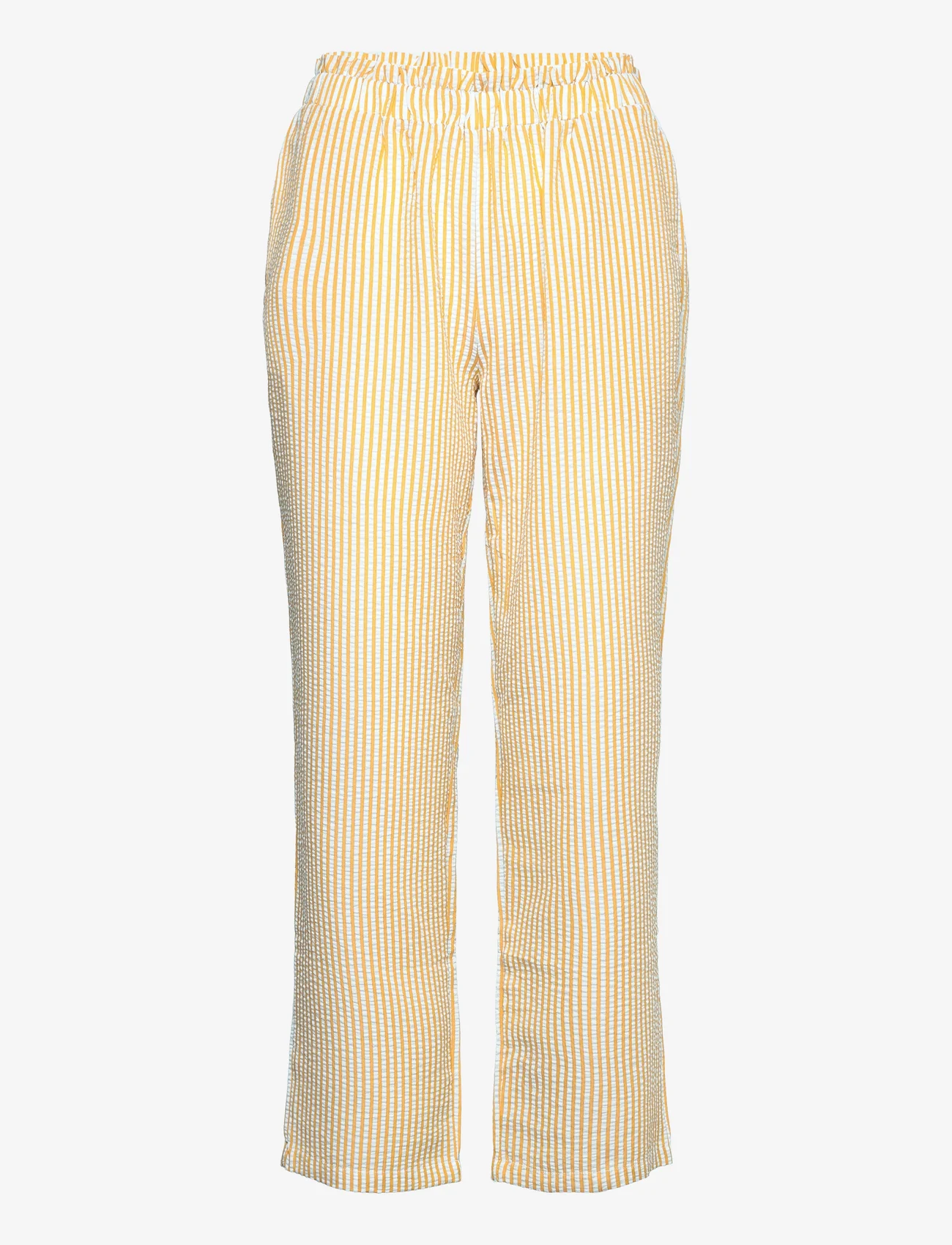 A-View - Salvador pant - straight leg trousers - lavander/yellow - 0