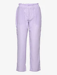 A-View - Salvador pant - suorat housut - purple/white - 0