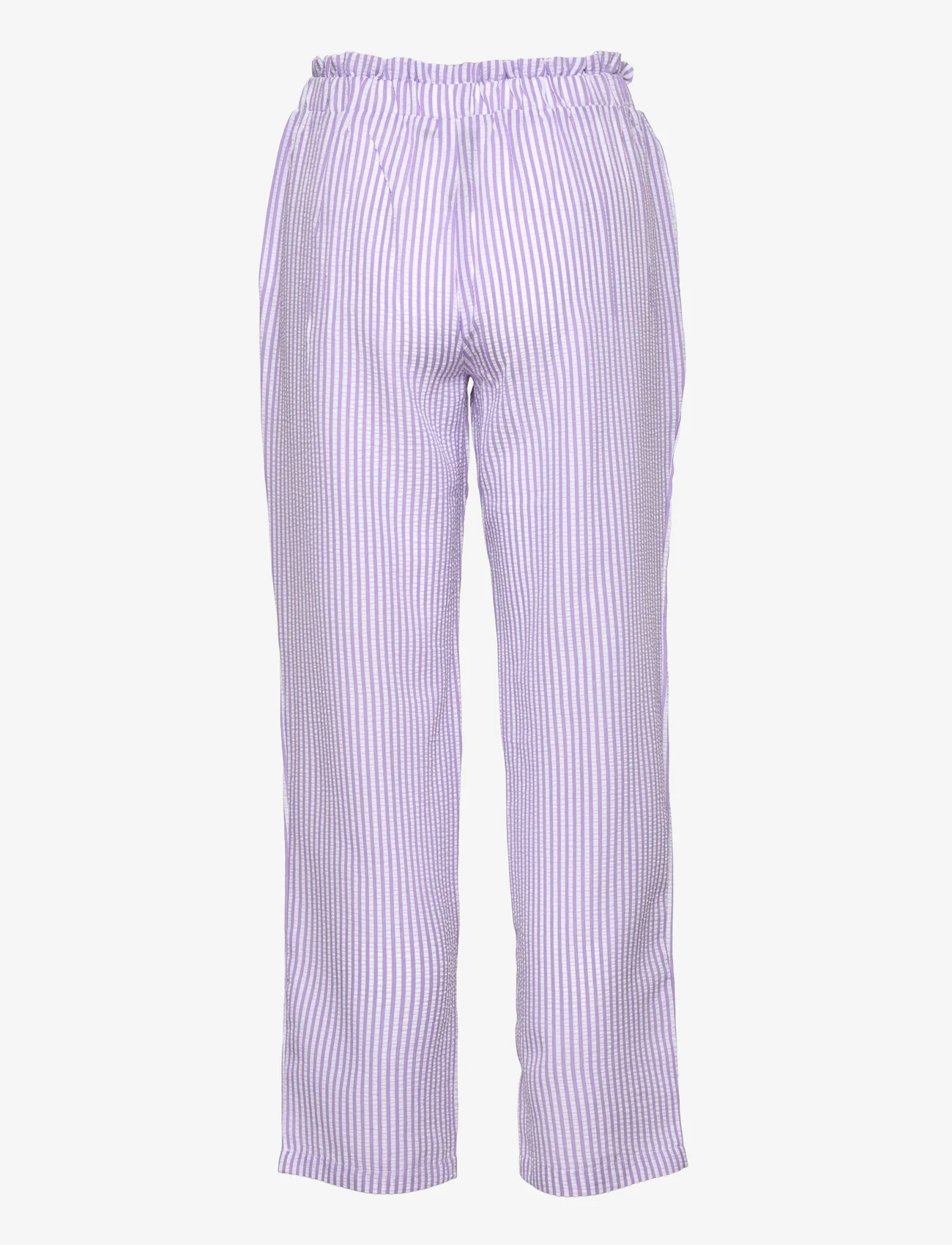 A-View - Salvador pant - straight leg hosen - purple/white - 1