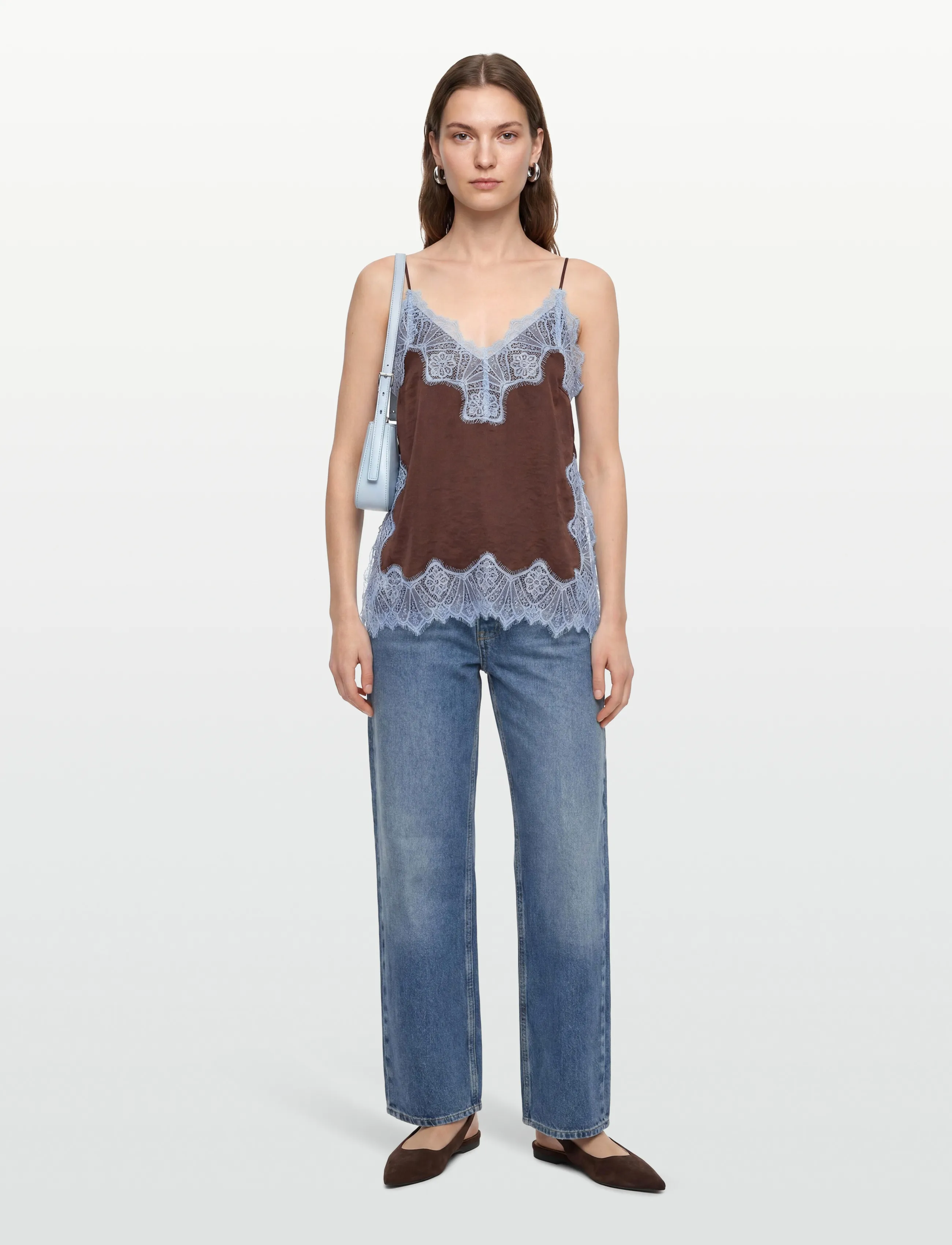 A-View Sweat Top, 38, Brown, Nat- Og Loungewear > Toppe, Dame