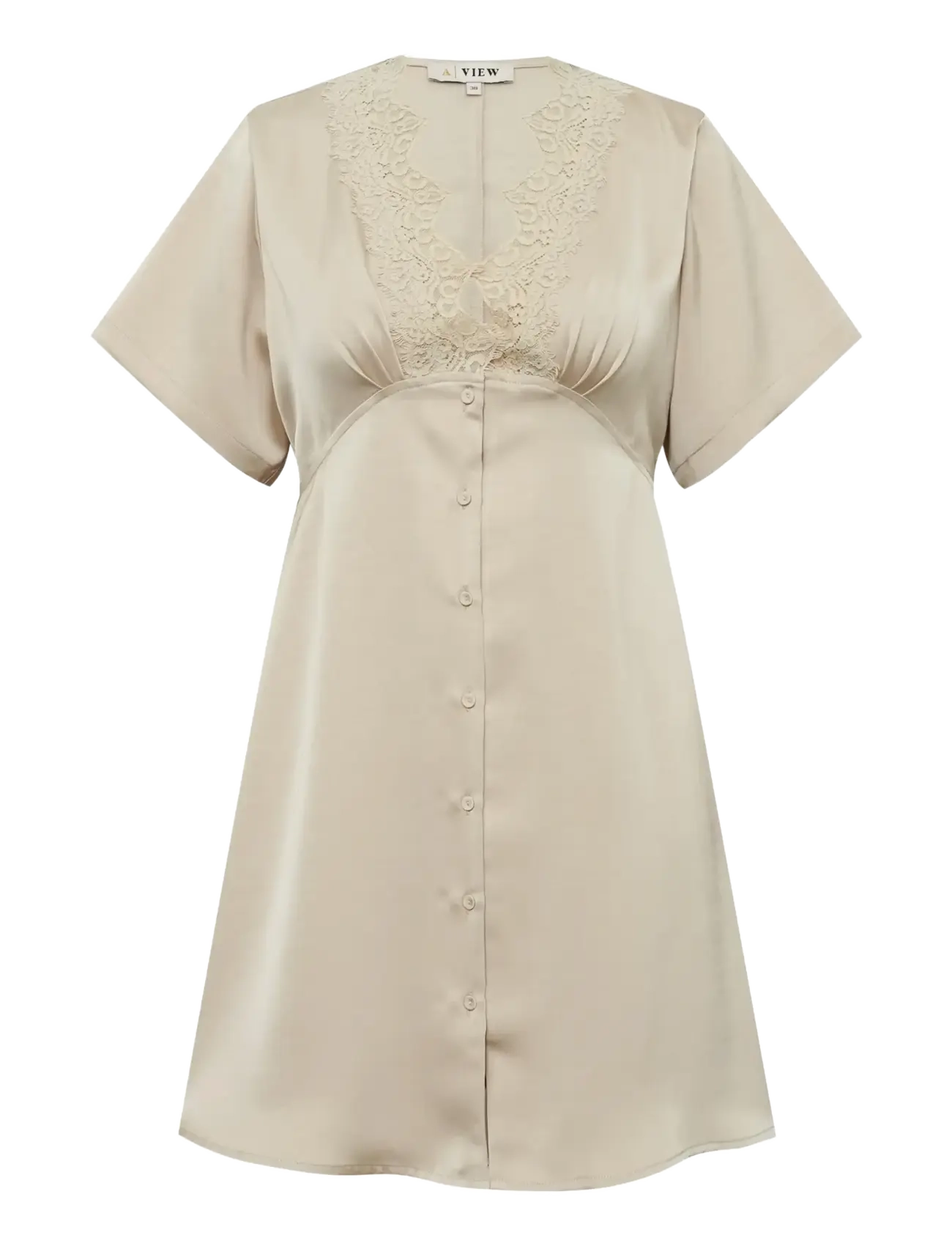 A-VIEW Sille Kleid Beige - 36 - Damen