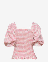 A-View - Rikka Top - blouses korte mouwen - check rose - 1