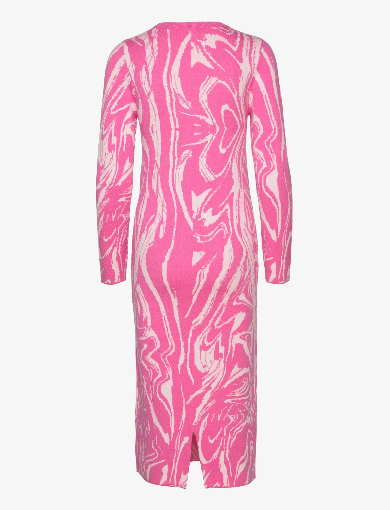 A-View - Kira swirly dress - t-skjortekjoler - pink - 1