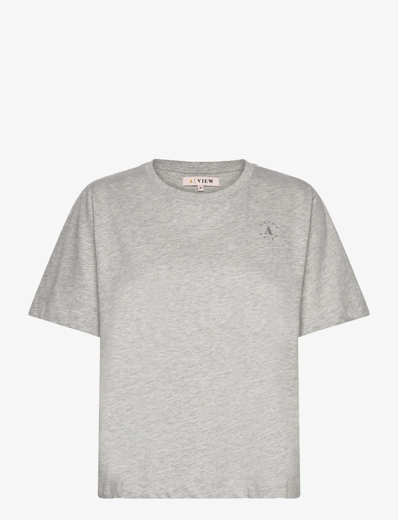 A-View - Sila T-shirt - mažiausios kainos - light grey melange - 0
