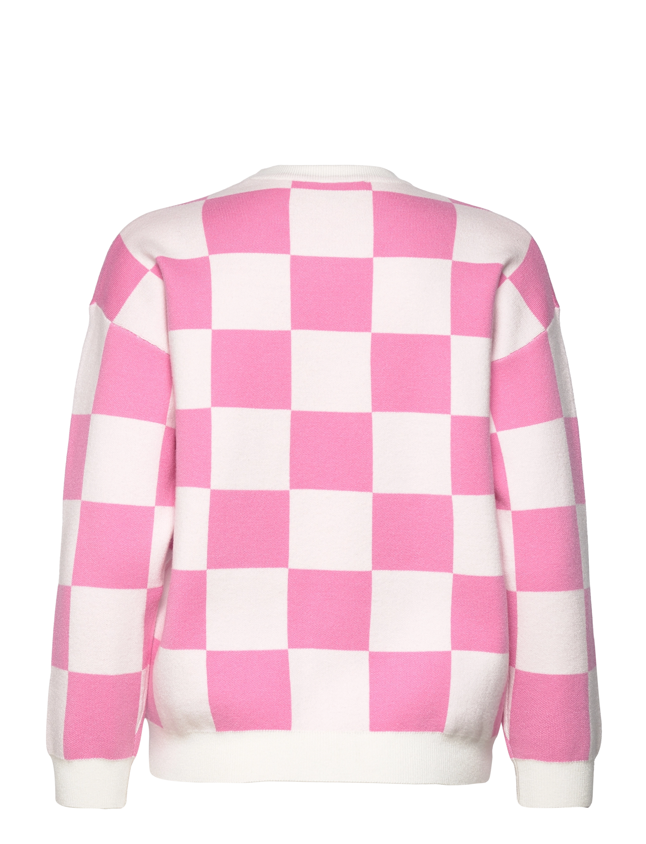A-View - Checka knit pullover - pink - 1