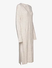 A-View - Penny V-neck dress - knitted dresses - off white - 3