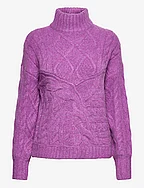 Umay knit pullover - PURPLE