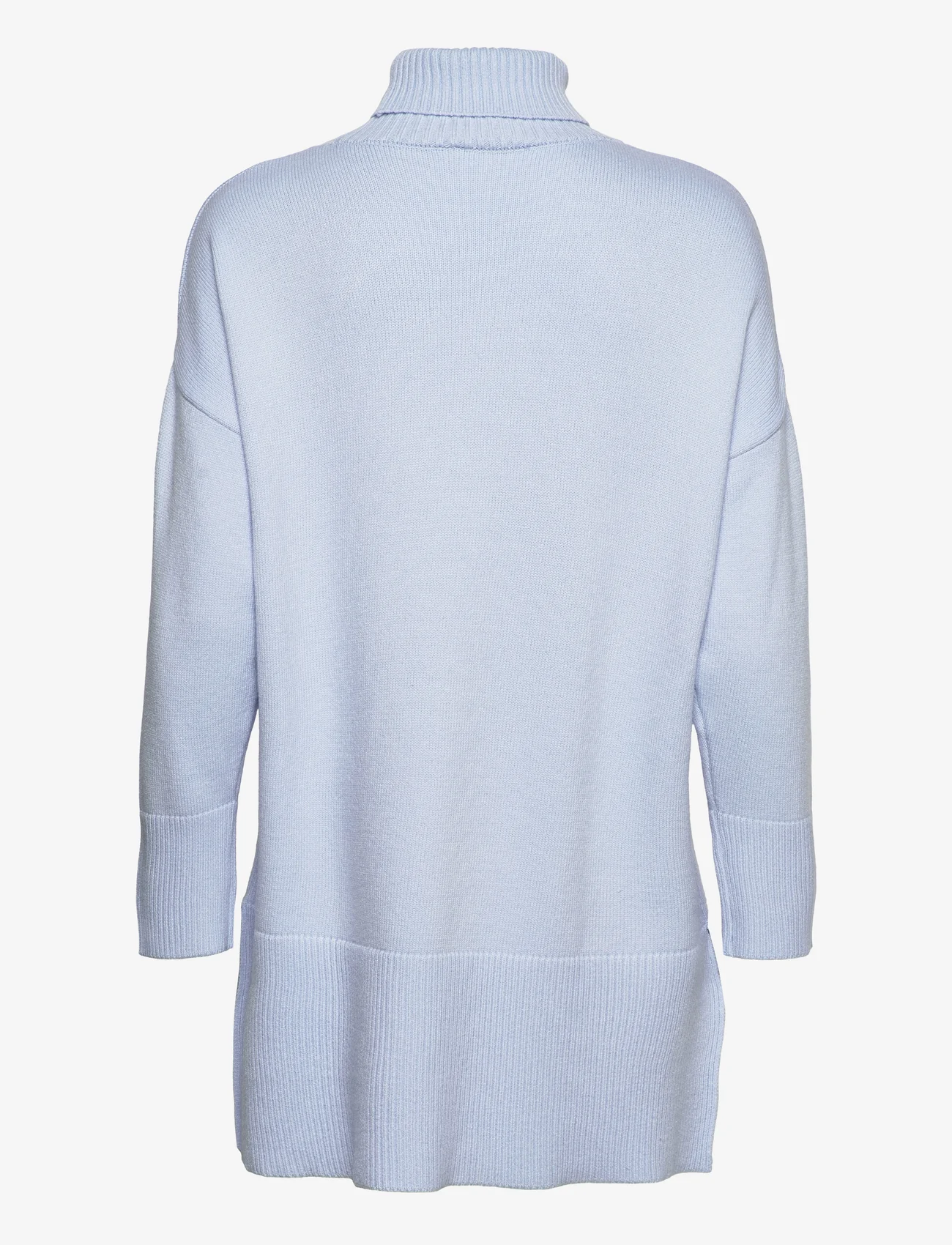 A-View - Bella knit blouse - megztiniai su aukšta apykakle - light blue - 1