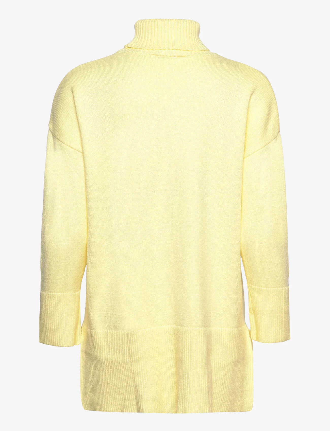 A-View - Bella knit blouse - megztiniai su aukšta apykakle - yellow - 1
