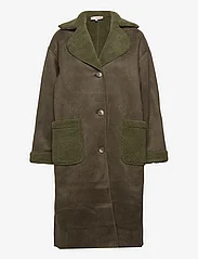 A-View - Uria coat - fake fur jakker - green - 0