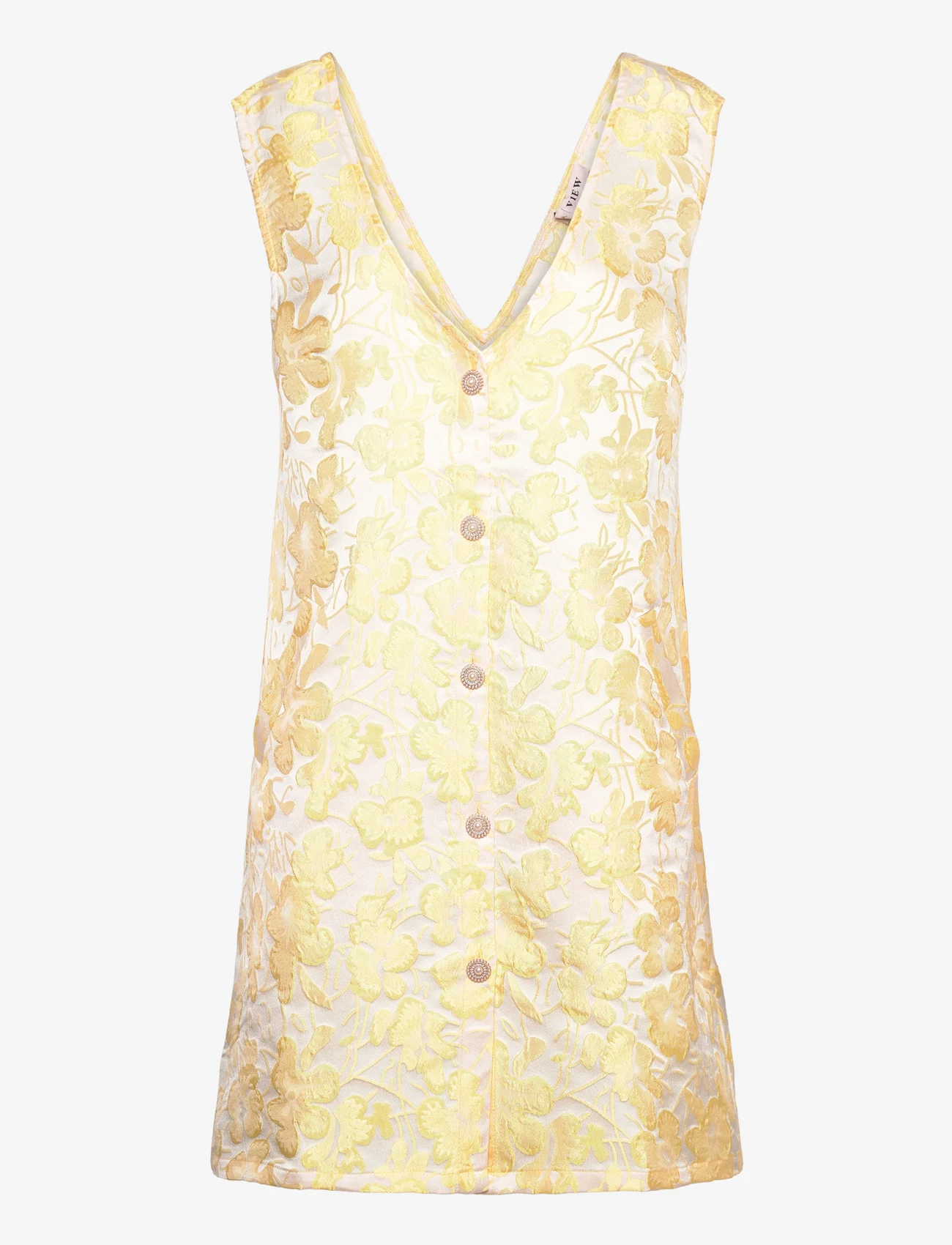A-View - Cille dress - odzież imprezowa w cenach outletowych - yellow - 0