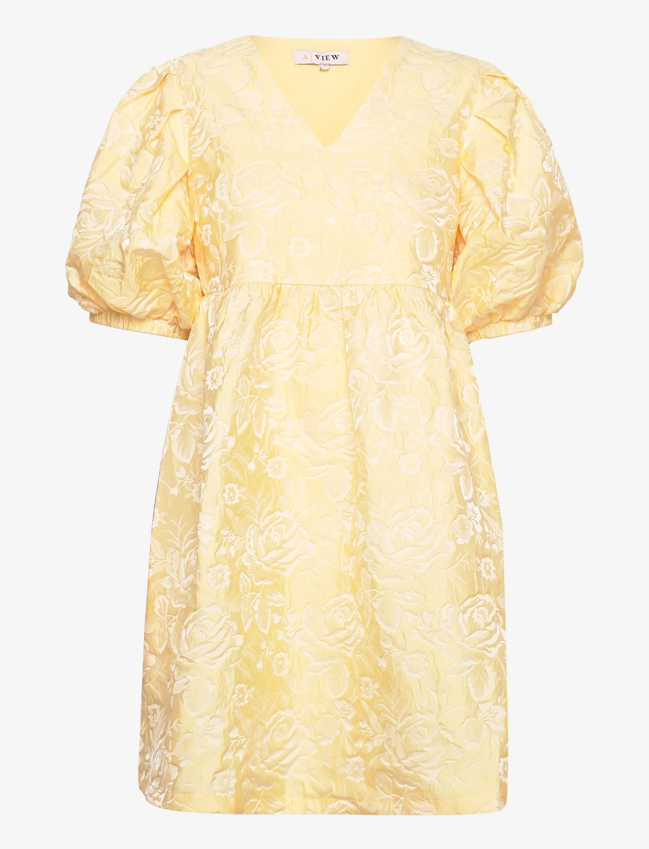 A-View - Lotusina dress - feestelijke kleding voor outlet-prijzen - yellow - 0