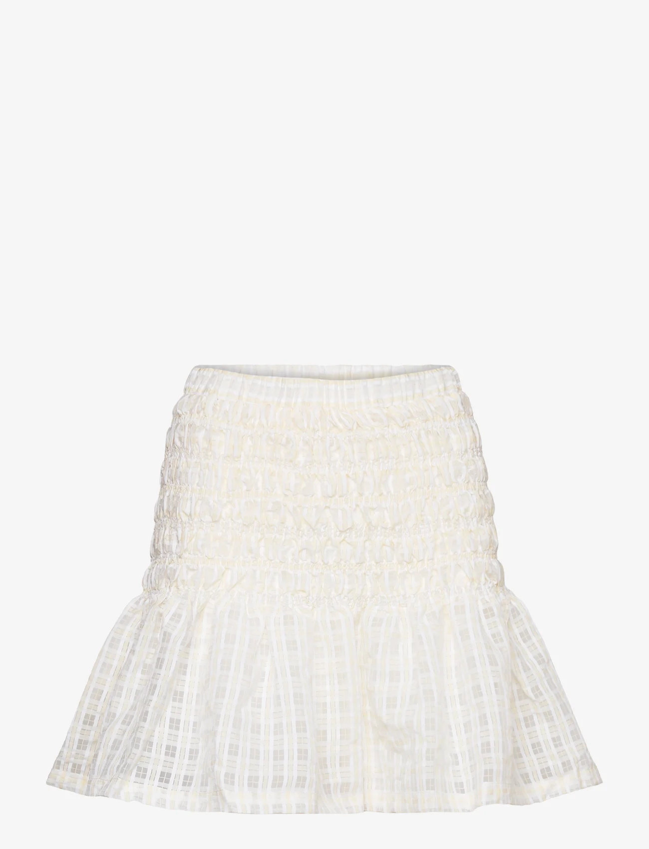 A-View - Crystal skirt - trumpi sijonai - pale yellow - 0