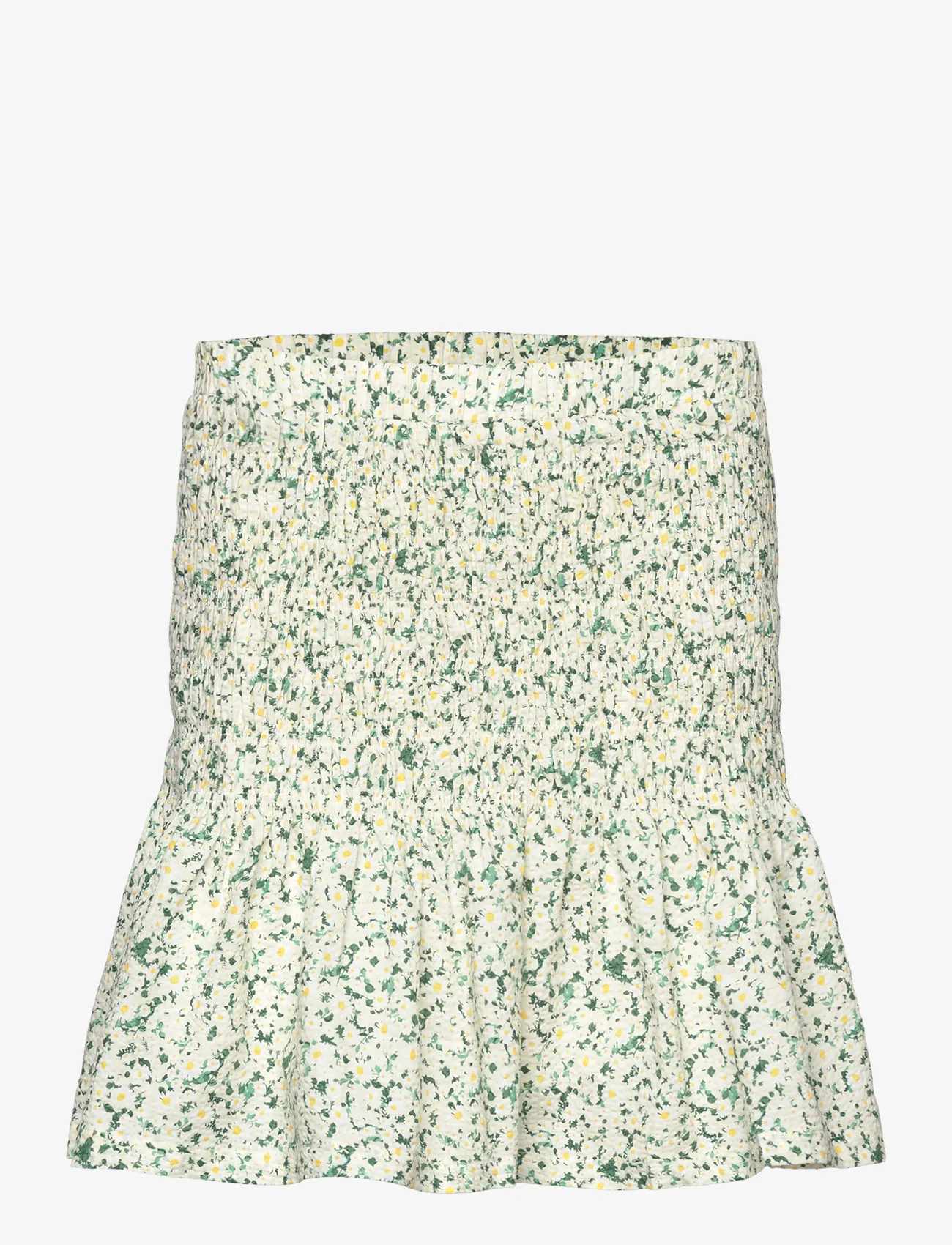A-View - Crystal skirt ditzy print - korte nederdele - white - 0