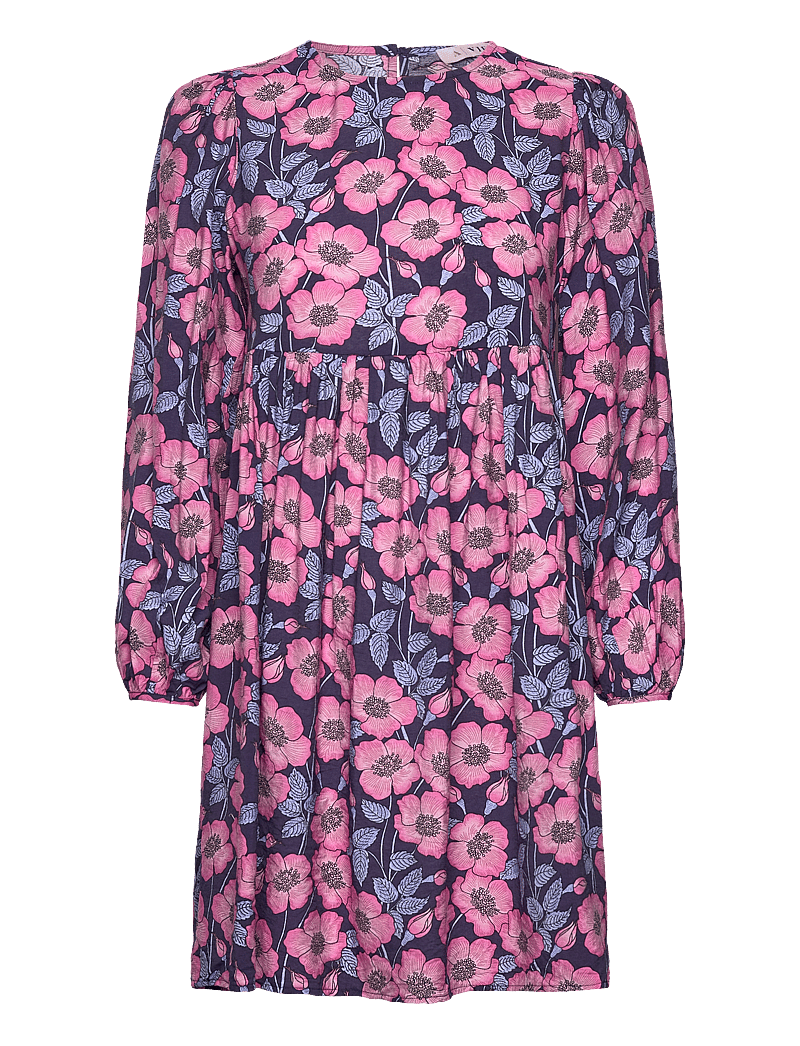 A-View - Dahlia dress - robes t-shirt - blue/pink - 0