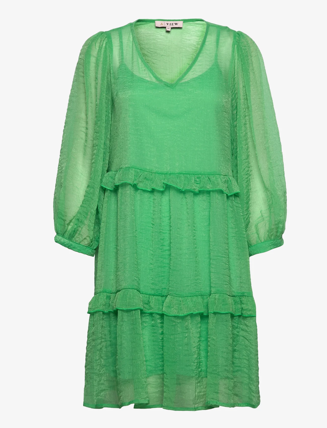 A-View - Josephine dress - kurze kleider - green - 0