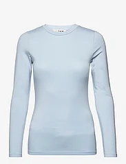 A-View - Stabil top l/s - long-sleeved tops - light blue - 0