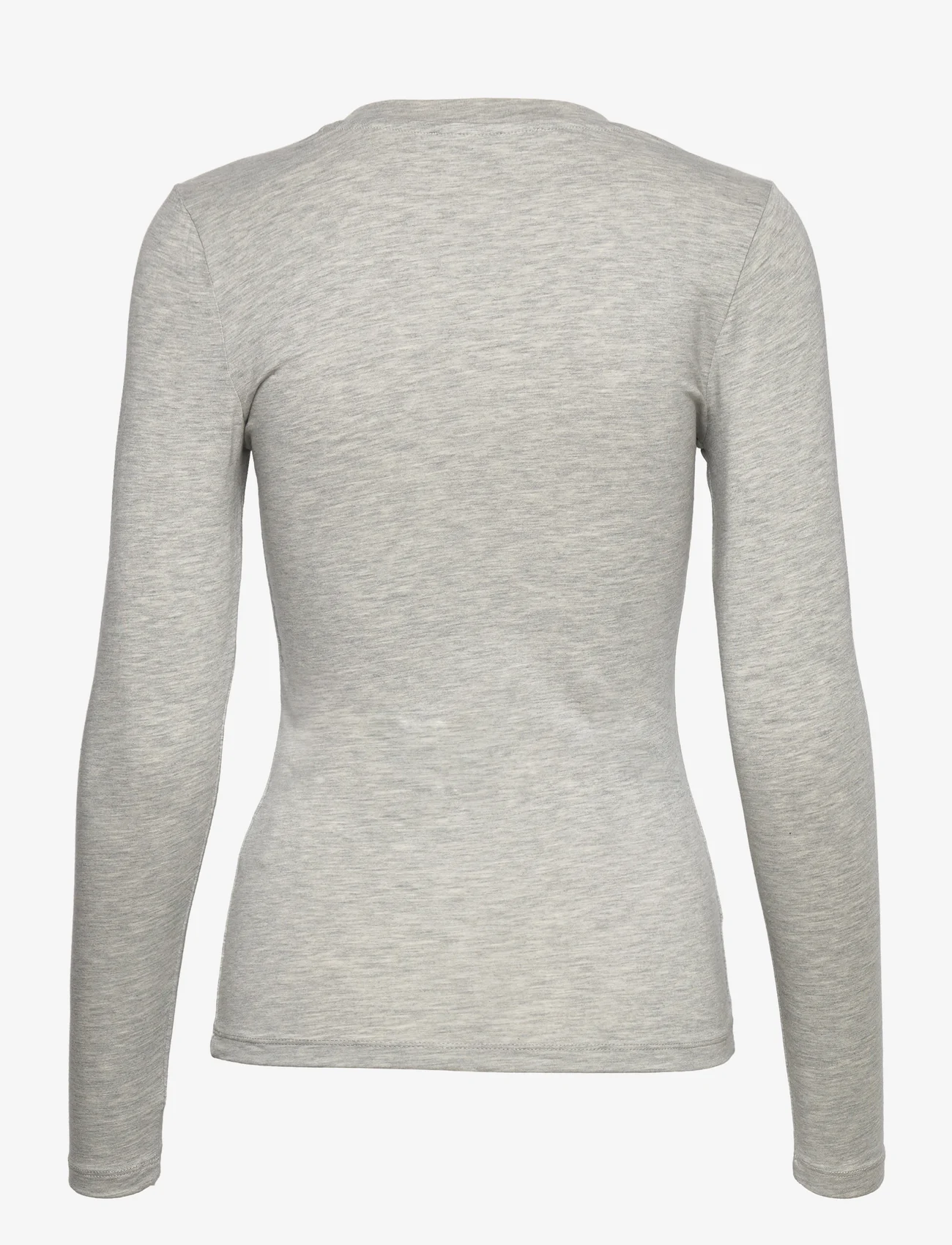 A-View - Stabil top l/s - long-sleeved tops - light grey melange - 1