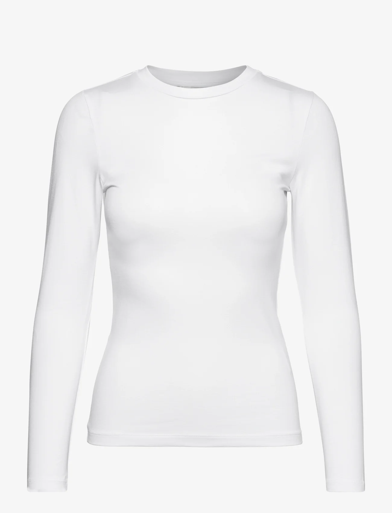A-View - Stabil top l/s - long-sleeved tops - white - 0