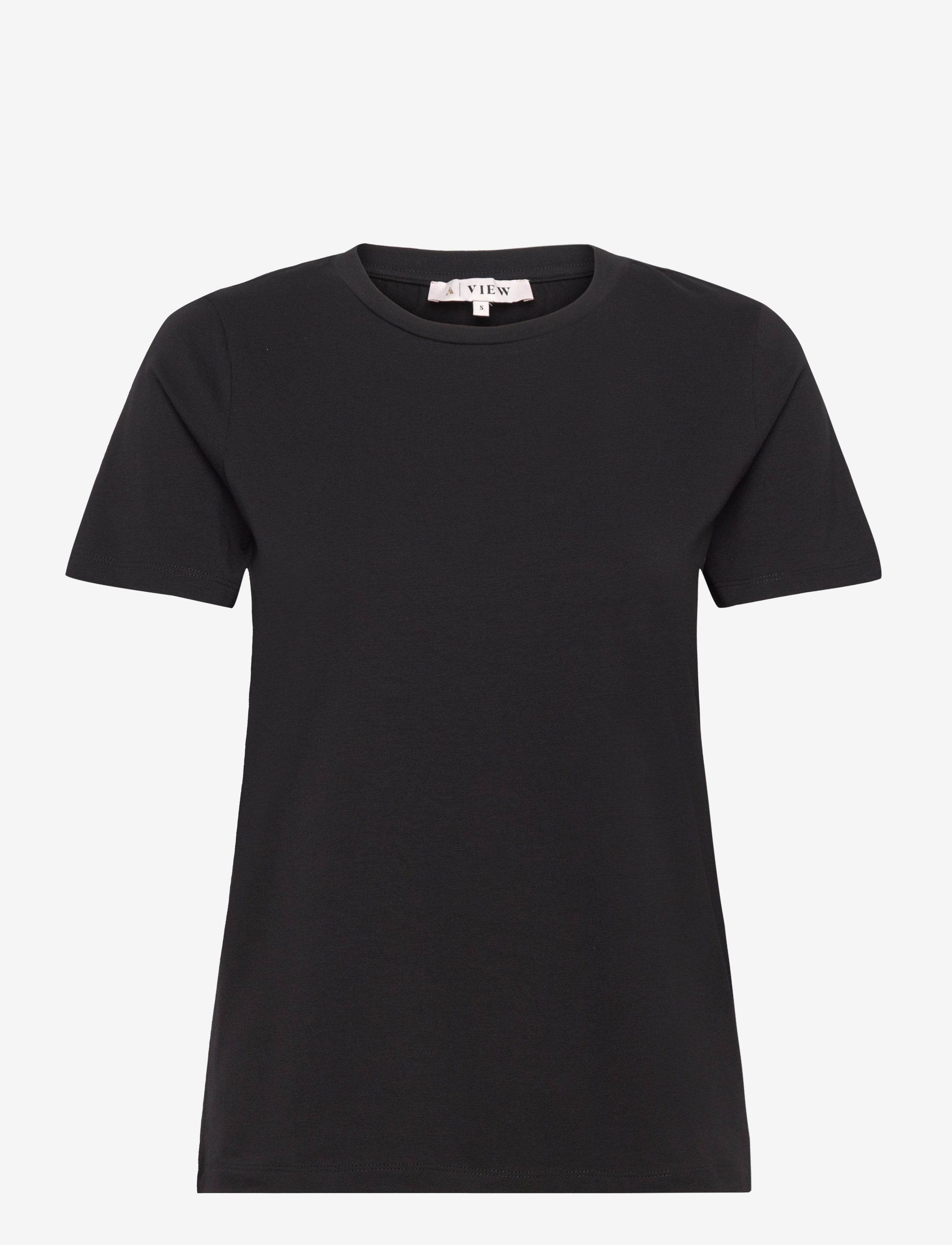 A-View Stabil top s/s - T-shirts & Hauts - BLACK / black