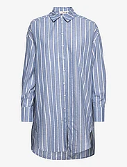 A-View - Fabia shirt - overhemden met lange mouwen - light blue/white stripe - 0