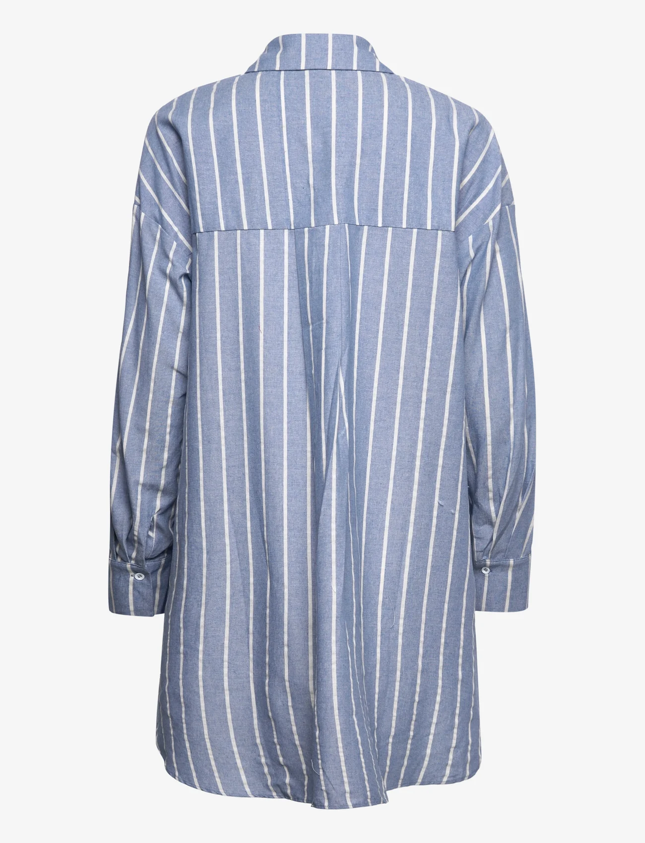A-View - Fabia shirt - langärmlige hemden - light blue/white stripe - 1