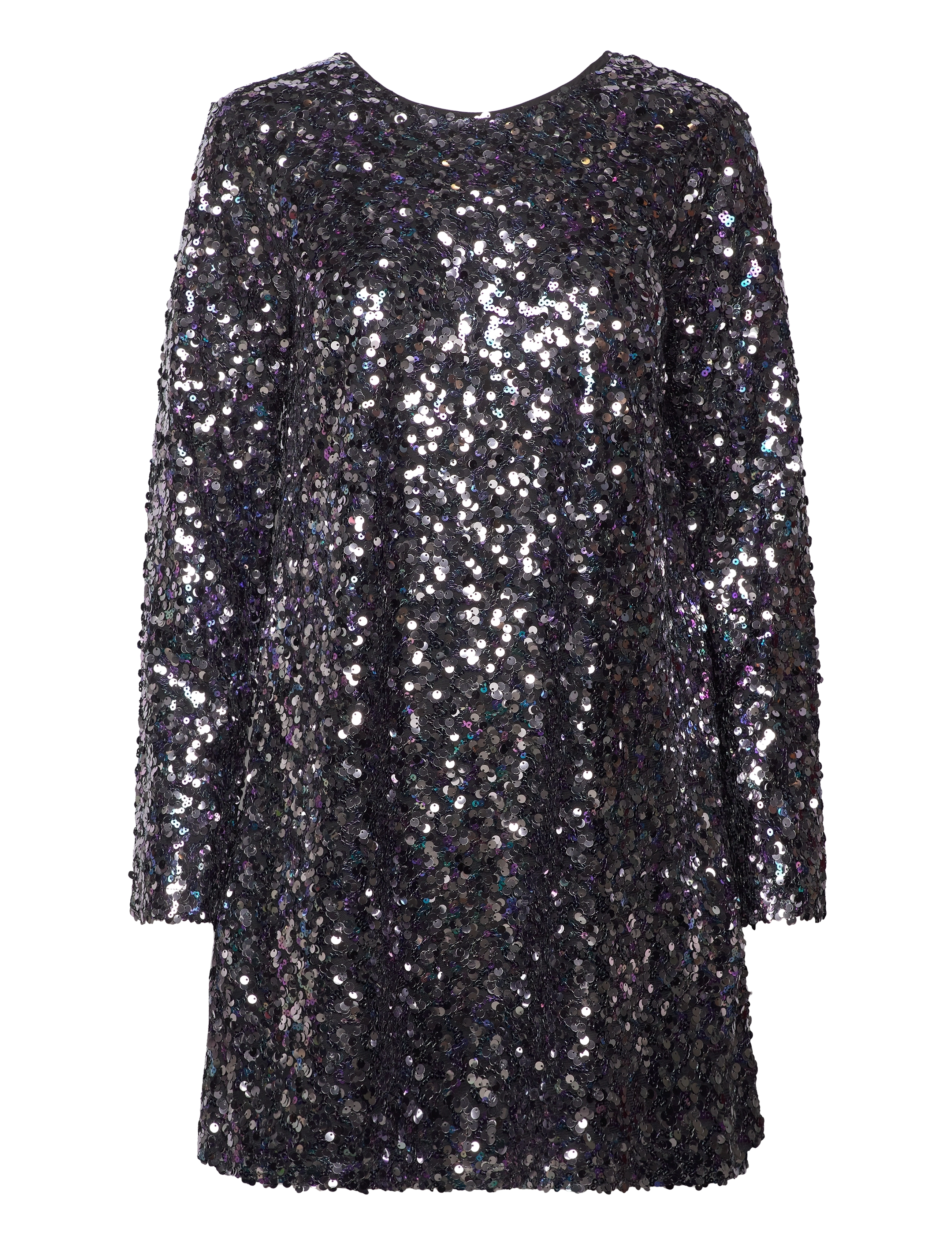 A-View Sequin Dress, 38, Dresses, Grau - Short Frauen
